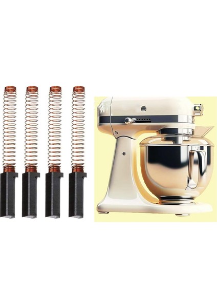 W10380496 Karbon Motor Fırçaları Kitchenaid Stand Mikserleri 9706416 W10260958 WPW10380496 PS3495098 AP5178083 K45 Için Uygundur (Yurt Dışından)