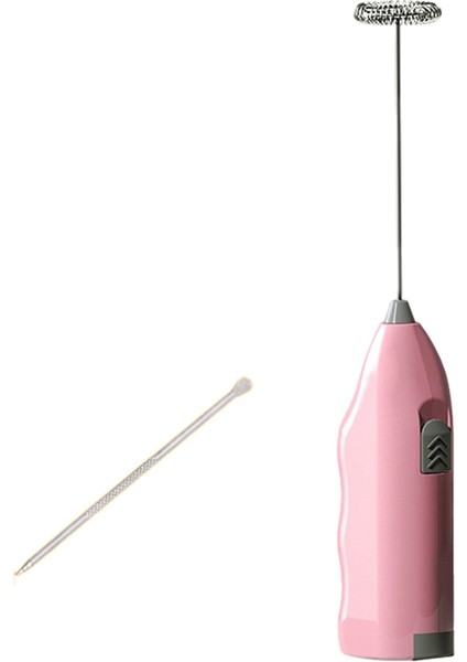 Elektrikli Mini Kullanışlı Paslanmaz Çelik Mutfak Aletleri Kremalı Çikolata Cappuccino Elektrikli Süt Köpürtücü Pembe (Yurt Dışından)