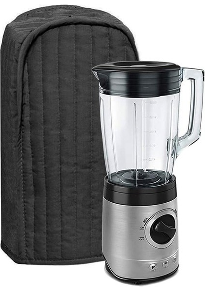 Blender Toz Kapağı, Stand Mikser Veya Kahve Makinesi Cihaz Kapağı, Leke Tutmaz Mutfak Için Blender Kapağı (Siyah) (Yurt Dışından)