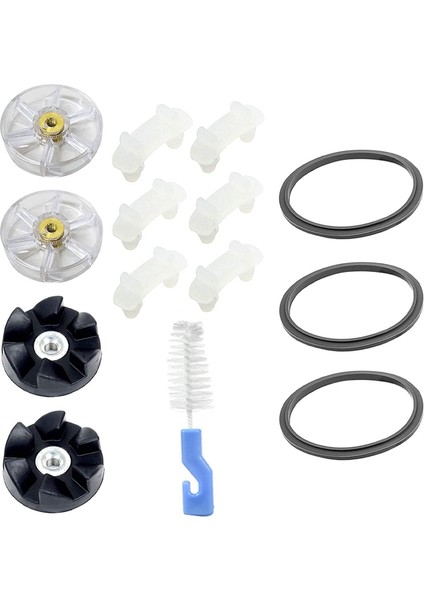 Nutribullet 900W 600W Silikon Kauçuk Contalar Conta O Halka Şok Pedi Motor Üst Dişliler Için 14 Adet Blender Yedek Takımı (Yurt Dışından)