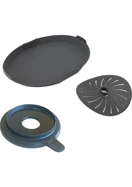 Thermomix Tm6 Tm5 TM31 Pişirme Makinesi Silikon Tepsi Fırın Tepsisi Mat + Bıçak Koruyucu Kapak + Görsel Tencere Kapağı (Yurt Dışından)