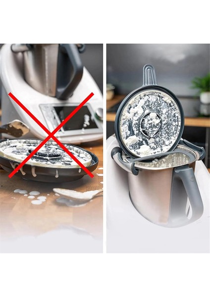 Thermomix Tm6 Tm5 TM31 Pişirme Makinesi Silikon Tepsi Fırın Tepsisi Mat + Bıçak Koruyucu Kapak + Görsel Tencere Kapağı (Yurt Dışından) fiyatları