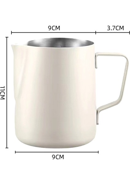 Paslanmaz Çelik Süt Köpürtme Sürahisi Yuvarlak Borulu Latte Sanat Sürahi Süt Sürahi Frother Profesyonel Barista Süt Buharda Pişirme Sürahisi (Yurt Dışından) fiyatları