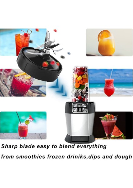 Ninja Blender QB3000, QB3000SSW-30, QB3000QR-30, QB3001SS-30, QB3000QBK, QB3004, QB3005 Için 5 Fins Blender Bıçağı (Yurt Dışından) fiyatları