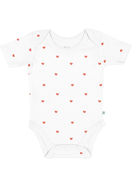 Amore Organik Pamuk Bebek Kısa Kollu Body