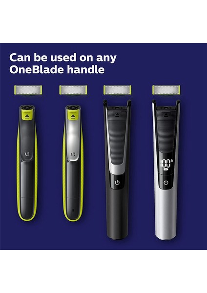 Philips Oneblade Için Yedek Bıçak Philips Oneblade QP210 QP220 QP230 QP2520 QP2530 QP2527 (Yurt Dışından)