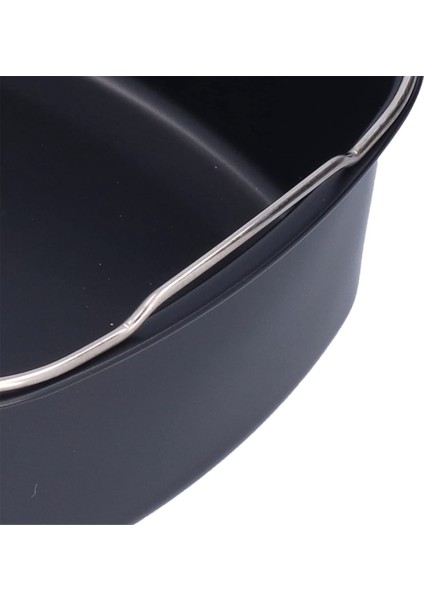Phılıps HD9925/HD9860/HD9905/01 Için 8 Inç Pişirme Sepeti Hava Fritöz Kek Varil Yapışmaz Fırın Tepsisi Aksesuarı 22 cm (Yurt Dışından)