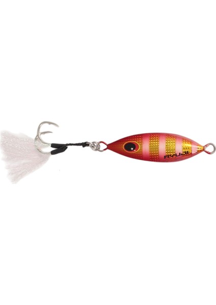 Slow King 8,5cm 60GR Jig Yem Renk : Gold Zebra Glow