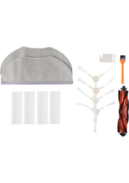 13 Adet Xiaomi Mijia G1 Ana Fırça Yan Fırça Filtresi Xiaomi Mijia G1 Robot Süpürge Aksesuarları (Yurt Dışından)