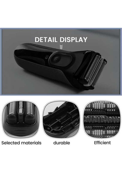 Braun Series 3 Elektrikli Tıraş Makineleri 301S,310S,320S,330S,340S,360S,3010S,3020S,3030S,3040 Için 21B Yedek Tıraş Makinesi Başlığı (Yurt Dışından) modelleri