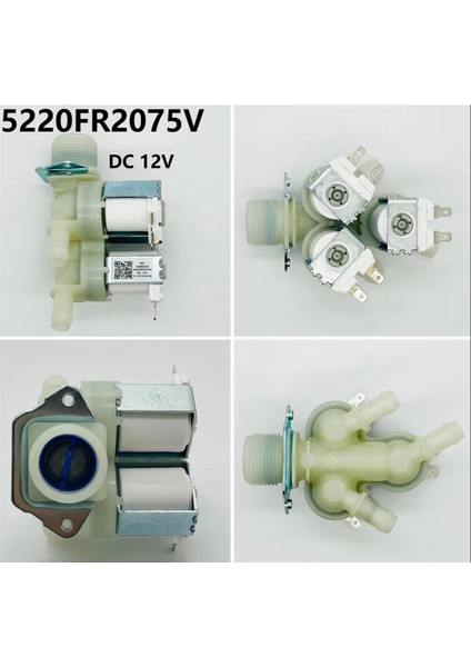 5520FR2075V Kenmore Lg Çamaşır Makinesi Parçaları Için Çamaşır Makinesi Su Giriş Vanası Değişimi Su Giriş Vanası Tertibatı DC12V (Yurt Dışından) modelleri