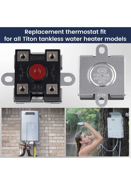 Tüm Titan Tankless Su Isıtıcı Modellerine Uygun Yedek Termostat, Su Isıtıcı Termostatı (Yurt Dışından)