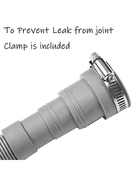 Tahliye Hortumu Uzatma Seti Evrensel Çamaşır Makinesi Hortumu 13FT, Braket Hortum Konektörü ve Tahliye Hortumları Hortum Kelepçelerini Dahil Edin (Yurt Dışından) fırsatları