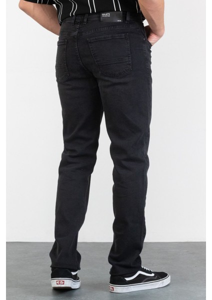 Erkek Joe Regular Fit Likralı Antrasit Jean Kot Pantolon Anthrazıt 32/30