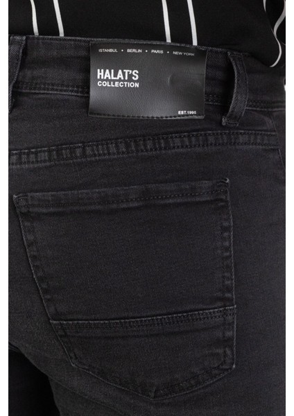 Erkek Joe Regular Fit Likralı Antrasit Jean Kot Pantolon Anthrazıt 32/30