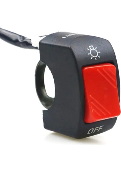 Motosiklet Sis Farı Aç Kapa Düğmesi Butonu Kırmızı