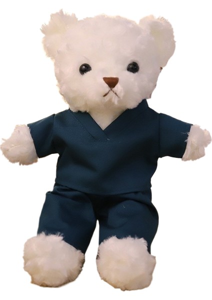 30CM Ayı Bebek Doktor Hemşire Üniforması Peluş Oyuncak (Yurt Dışından)