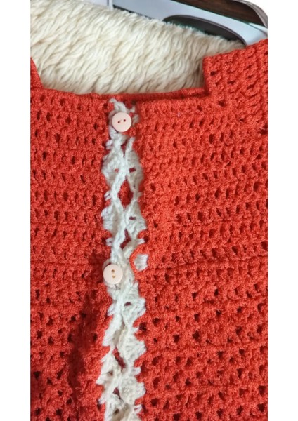 Tokuşka Örme Neşeli Rengarenk Bebek Hırkaları 0-3 Ay fırsatları