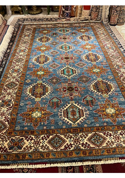 El dokuma afgan şirvan halısı ebat 300x200