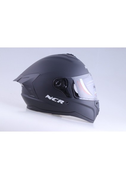 Kask Kapalı Ece Sertifikalı- Mat Siyah