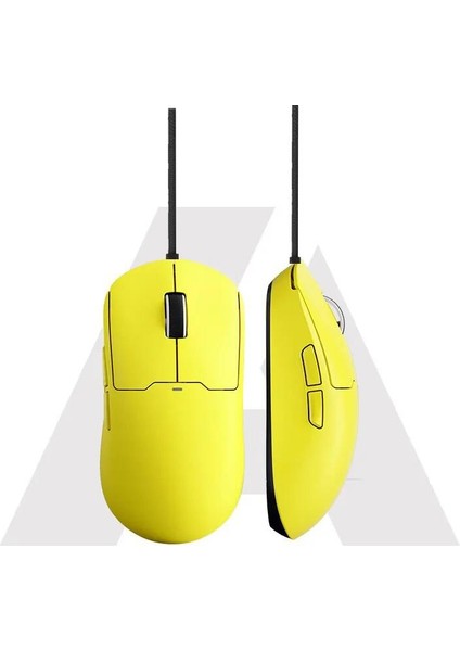 Primex G100Y Pro Y 65GR USB Sarı Rgb Işıklı 3200DPI Gaming Oyuncu Mouse, 6 Tuşlu USB Örgülü Kablolu Gaming Mouse, Pro Y Mouse