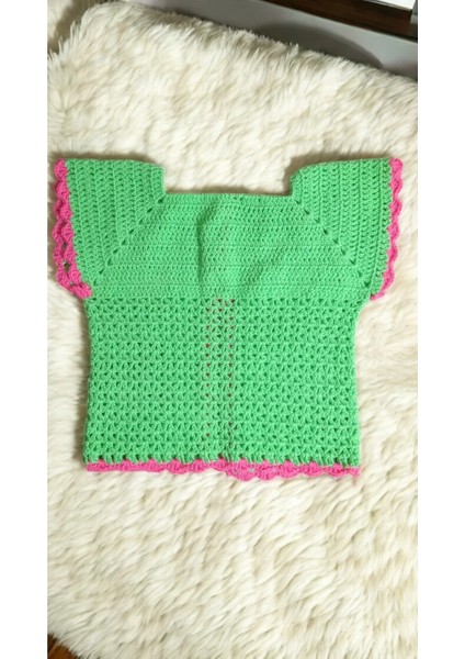 Tokuşka Örme Neşeli Rengarenk Bebek Hırkaları 0-3 Ay fiyatları