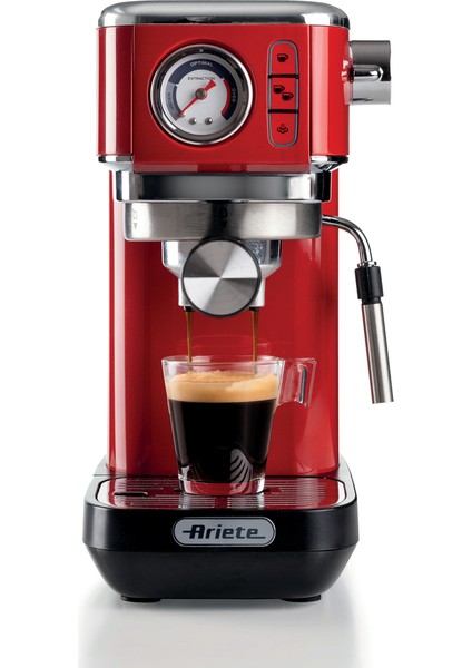 Moderna Espresso Slim Kahve Makinesi - Kırmızı