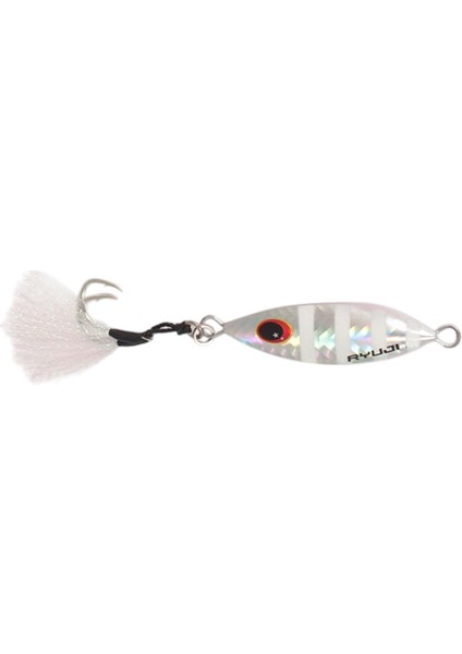 Slow King 6,5cm 30GR Jig Yem Renk : Silver Zebra Glow
