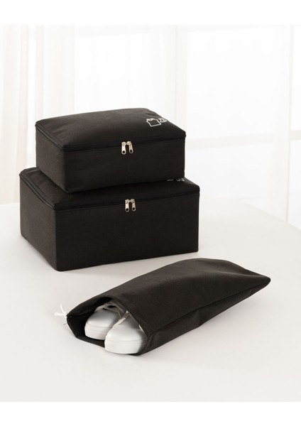 3'lü valiz düzenleyici bavul ıçi organizer set seyehat hurcu