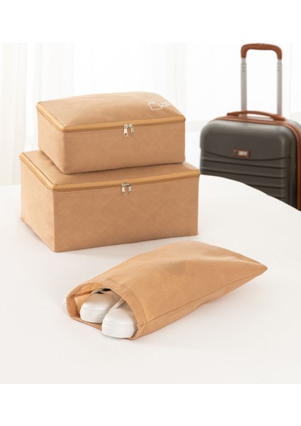 3'lü valiz düzenleyici bavul ıçi organizer set seyehat hurcu