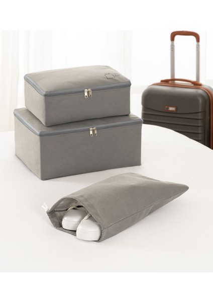 3'lü valiz düzenleyici bavul ıçi organizer set seyehat hurcu