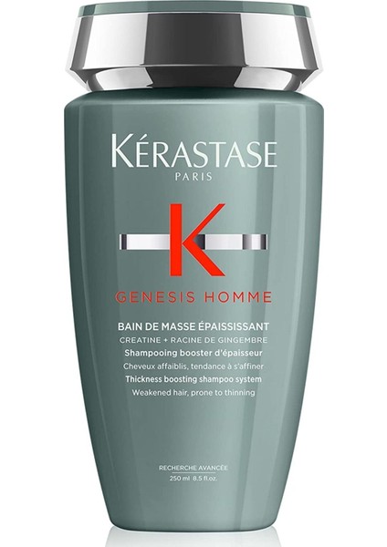Genesis Homme Bain De Masse-Zayıflamış Saçlar Için Kalınlaştırıcı-Yoğunlaştırıcı ŞAMPUAN250ML TRUSTYAVM641