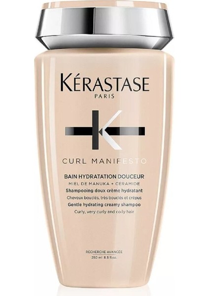 DLY90CURL Manifesto Bain Hydratation Shampoo 250 ml 34 TRUSTYAVM90