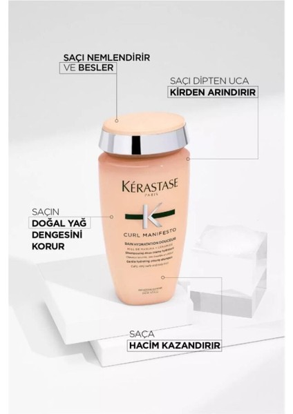 DLY90CURL Manifesto Bain Hydratation Shampoo 250 ml 34 TRUSTYAVM90
