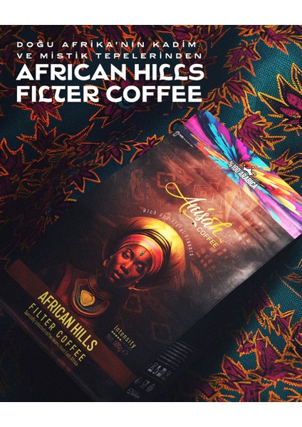 African Hills Filtre Kahve | 2X500 gr | %100 Arabica Doğu Afrika Blendi | Orta Kavrum (Medium Roast)