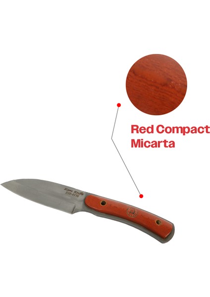 Kam B10 - 4116K Çelik - Turuncu G Micarta Kabza - Sabit Bıçak modelleri