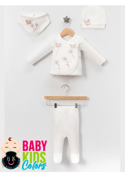 Lüks Kelebek Yeni Doğan Hastane Çıkış 5'li Zıbın Seti (Kutulu) fiyatları