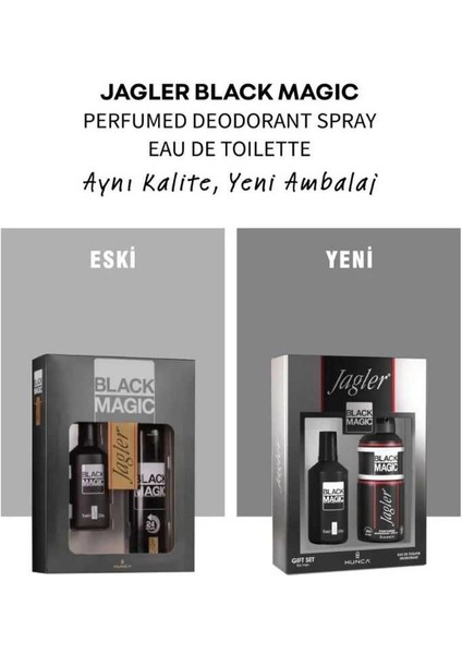 Black Magic Edt Erkek Parfüm 75 ml + Sprey Deodorant 150 ml fiyatları