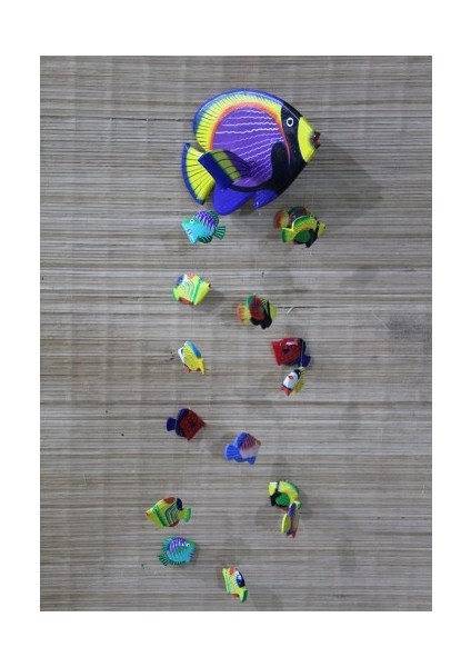 hayvan figürlü rüzgar çanı model 2