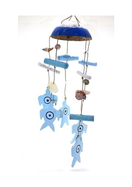 ahşap rüzgar çanı no:4