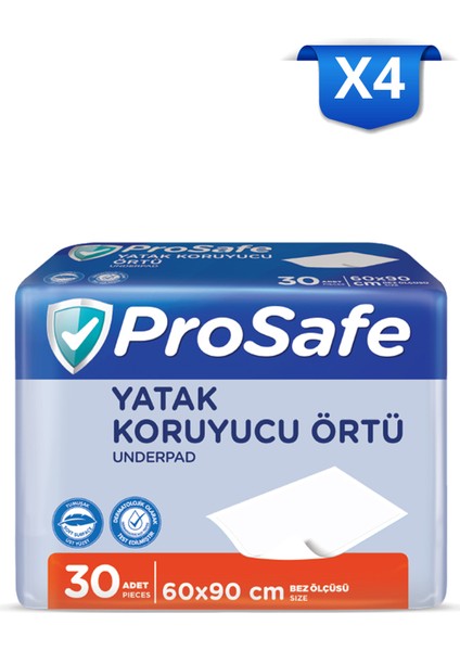 Yatak Koruyucu Örtü 30'lu x 4