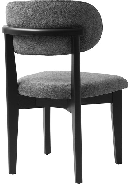 Nrgs Ahşap Gürgen Gövde Salon Balkon ve Mutfak Sandalyesi 6 Adet Siyah fiyatları