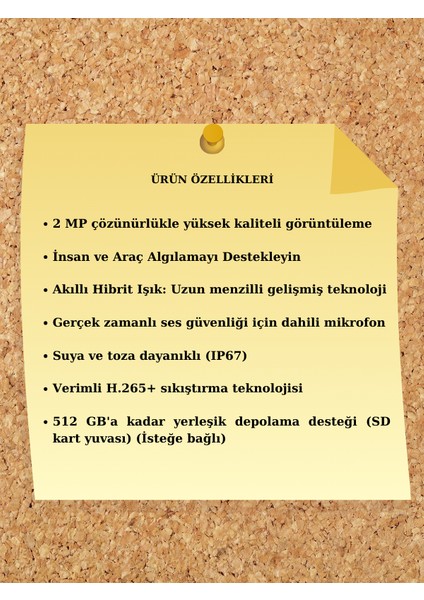 DS-2CD1023G2-LIU(F) 2 Mp Akıllı Hibrit Işıklı Sabit Lens Ip Kamera