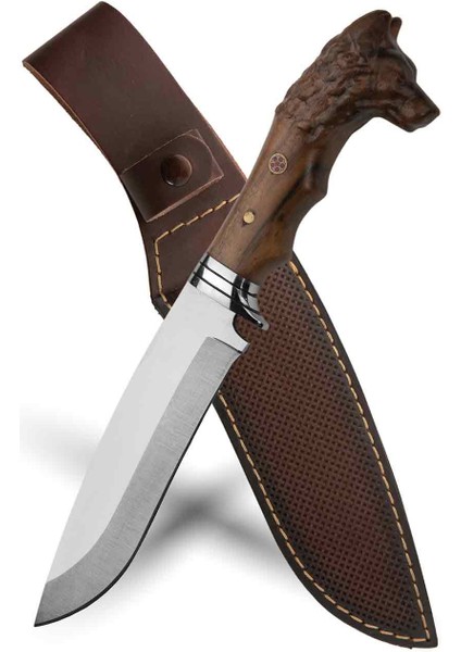 Kurt Başlı Şef Bıçağı Paslanmaz Çelik 28CM Ceviz Ağacı Kılıf li fiyatları