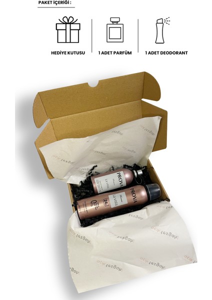 La Vista Edp Kadın Parfüm 120 ml ve Deodorant 150 ml
