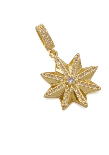 Ajda Charm Çelik Altın Kaplama Kadın Yıldız MODEL-CHR-116