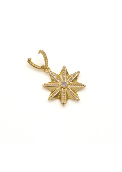 Ajda Charm Çelik Altın Kaplama Kadın Yıldız MODEL-CHR-116