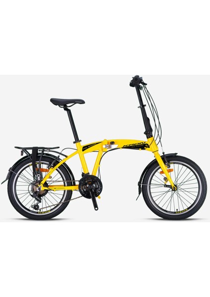 Fd 2000 Katlanır Bisiklet 20 Jant 21 Vites V Fren Sarı/siyah
