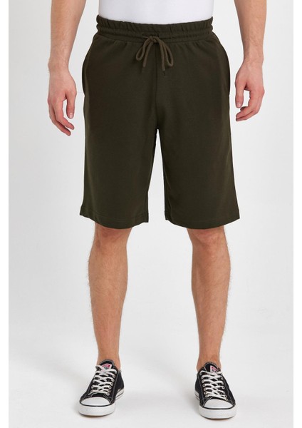 Erkek 2 Iplik Yan Cep Melaj Şort