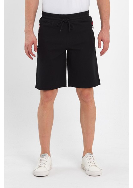 Erkek Fermuar Cepli Iki Iplik Şort